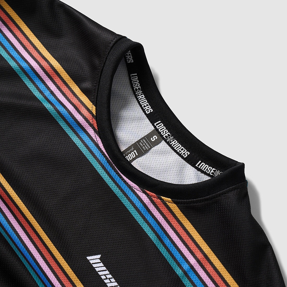 Jersey Manga Larga Loose Riders Striped Color