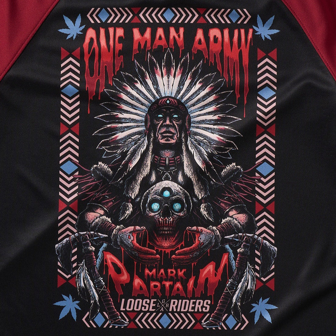 Jersey Loose Riders Manga Larga Mark Partain Black