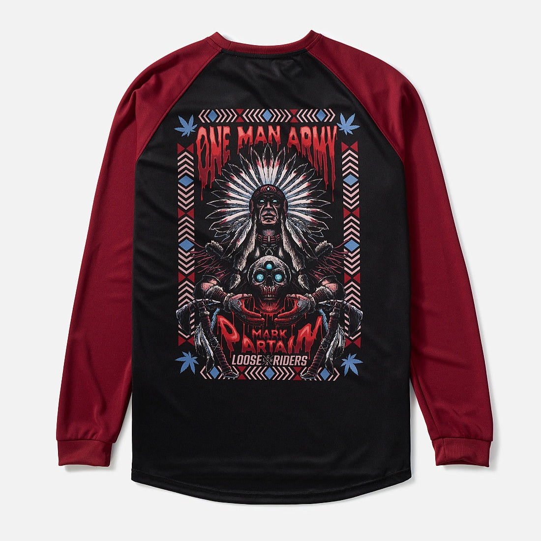 Jersey Loose Riders Manga Larga Mark Partain Black