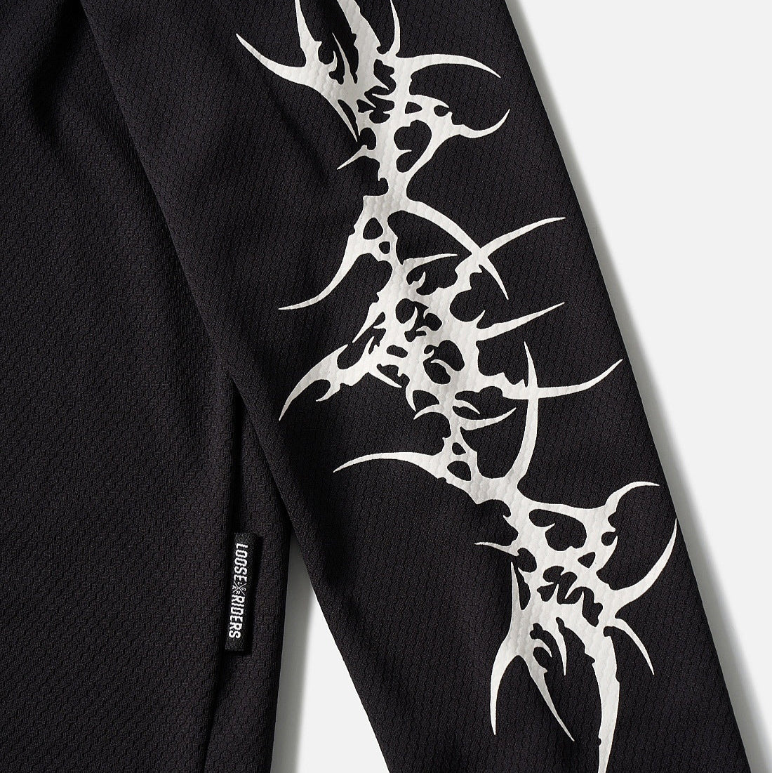 Jersey Loose Riders Manga Larga Tribe Black