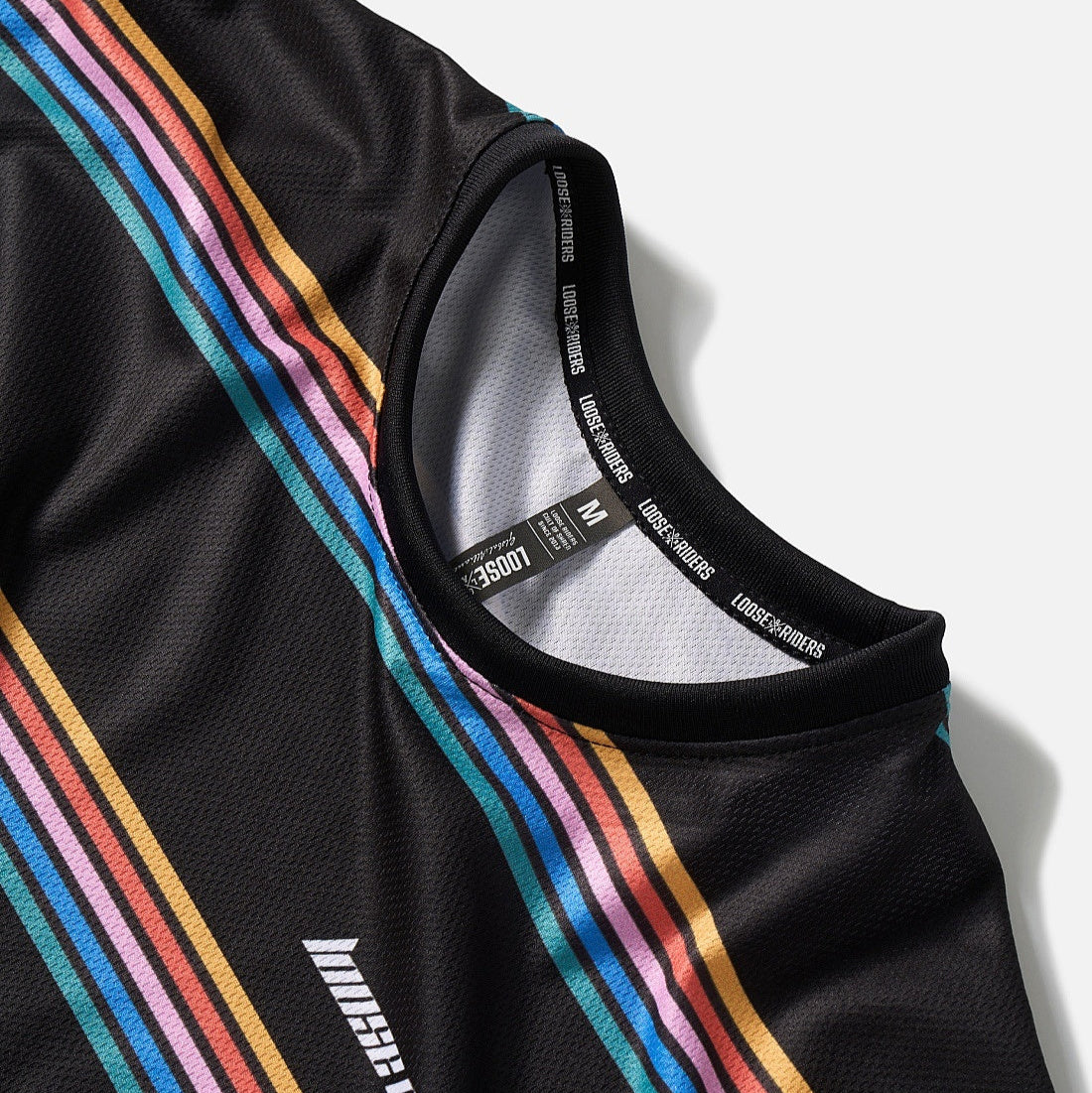 Jersey Manga Corta Loose Riders Stripes Color