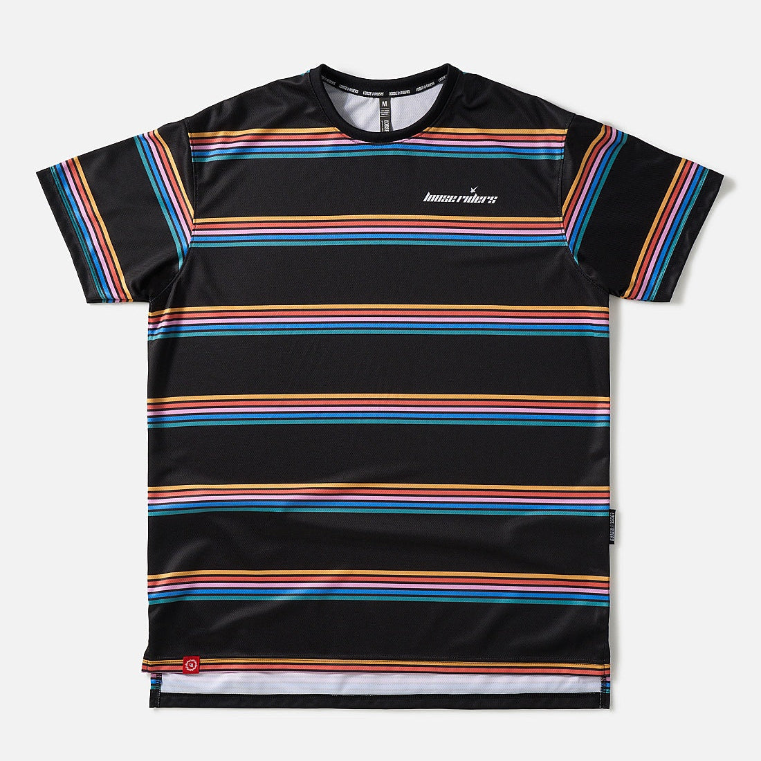 Jersey Manga Corta Loose Riders Stripes Color