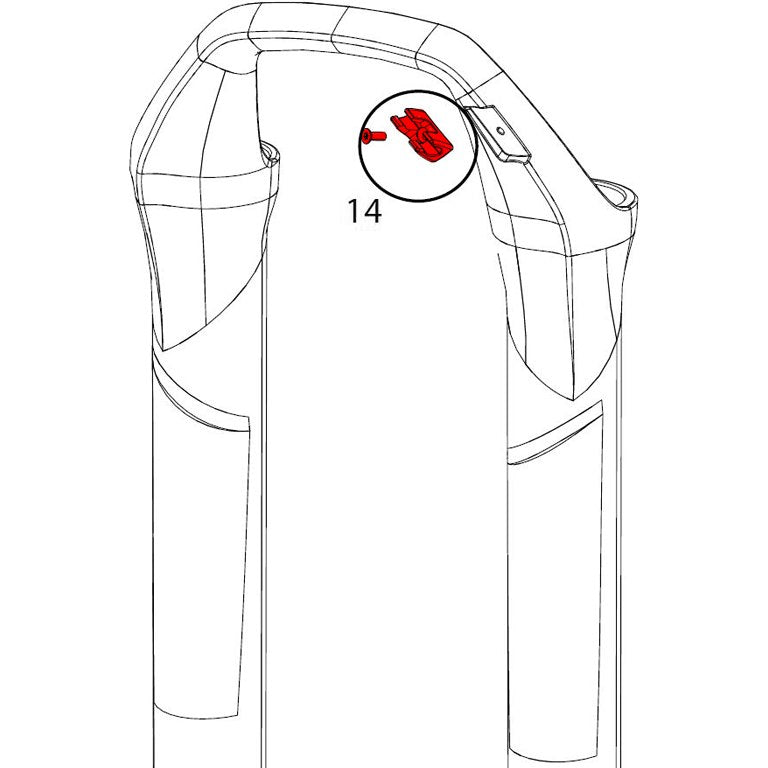 RockShox Hose Clamp para ZEB A1