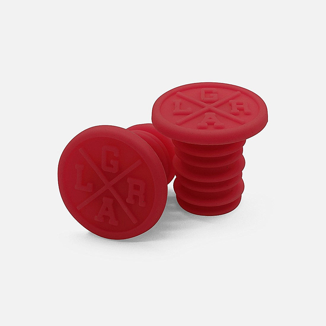 Tapas para manillar Loose Riders Red