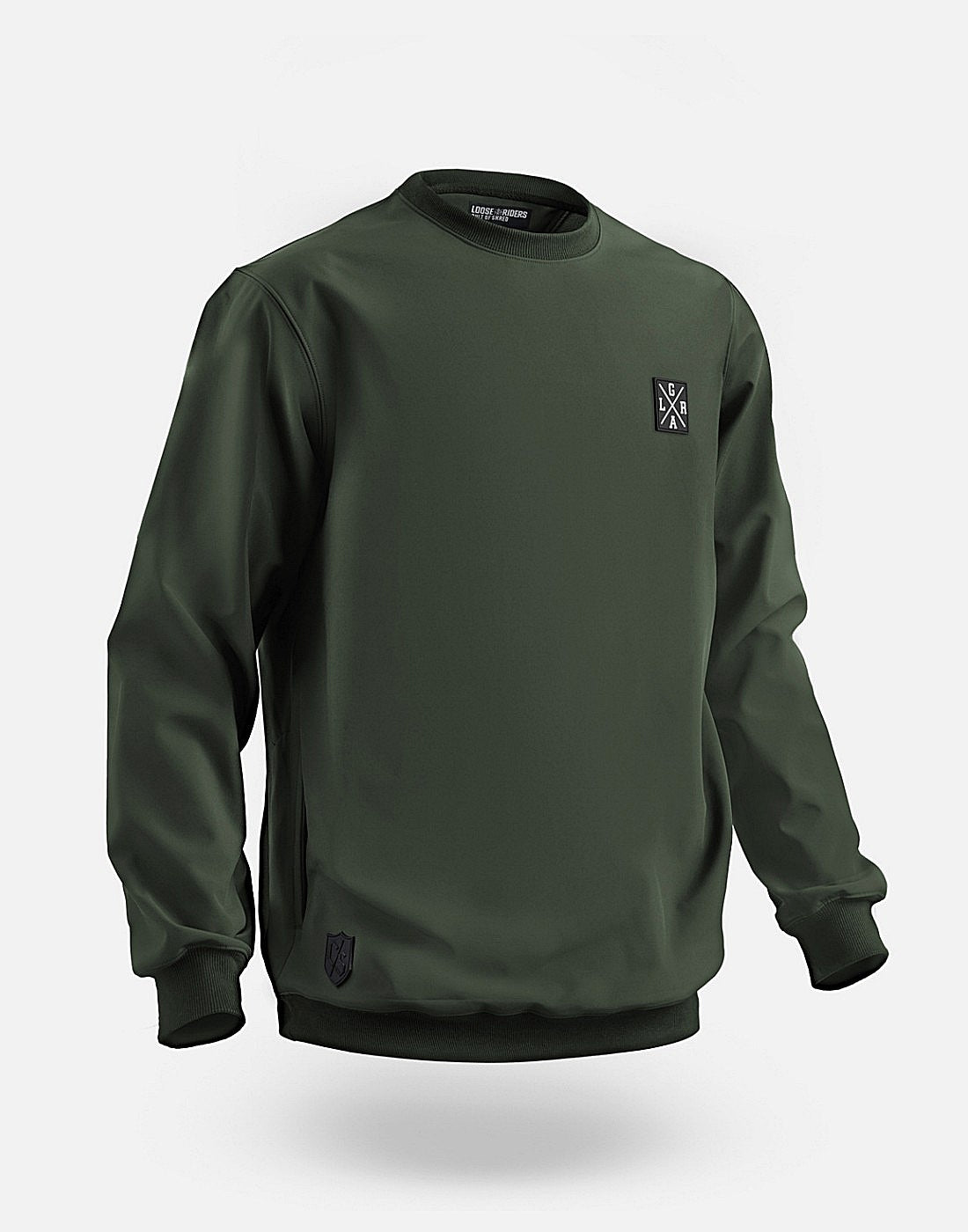 Sudadera Loose Riders C/S Blacklabel Crewneck Army