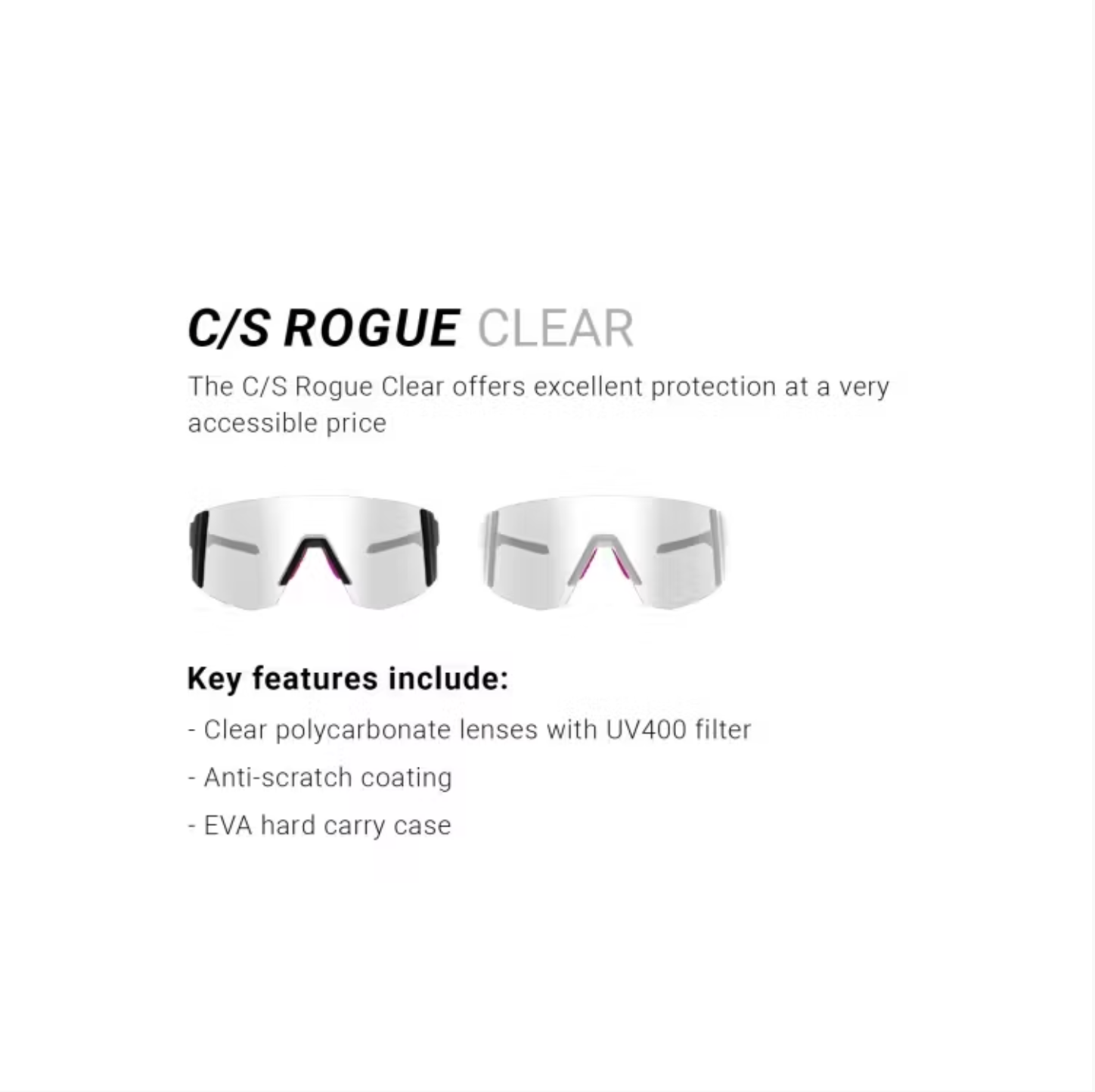 Lentes Loose Riders C/S Rogue Clear