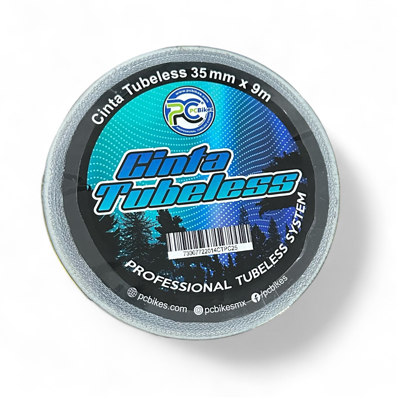 Cinta para rines tubeless