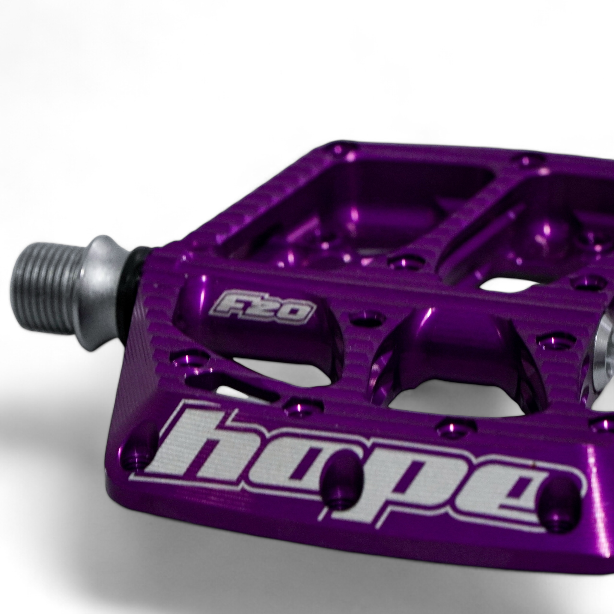 Pedales Hope F20 morados Flats