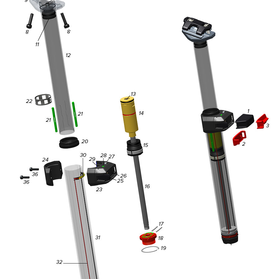 Diagnóstico Dropper Rockshox