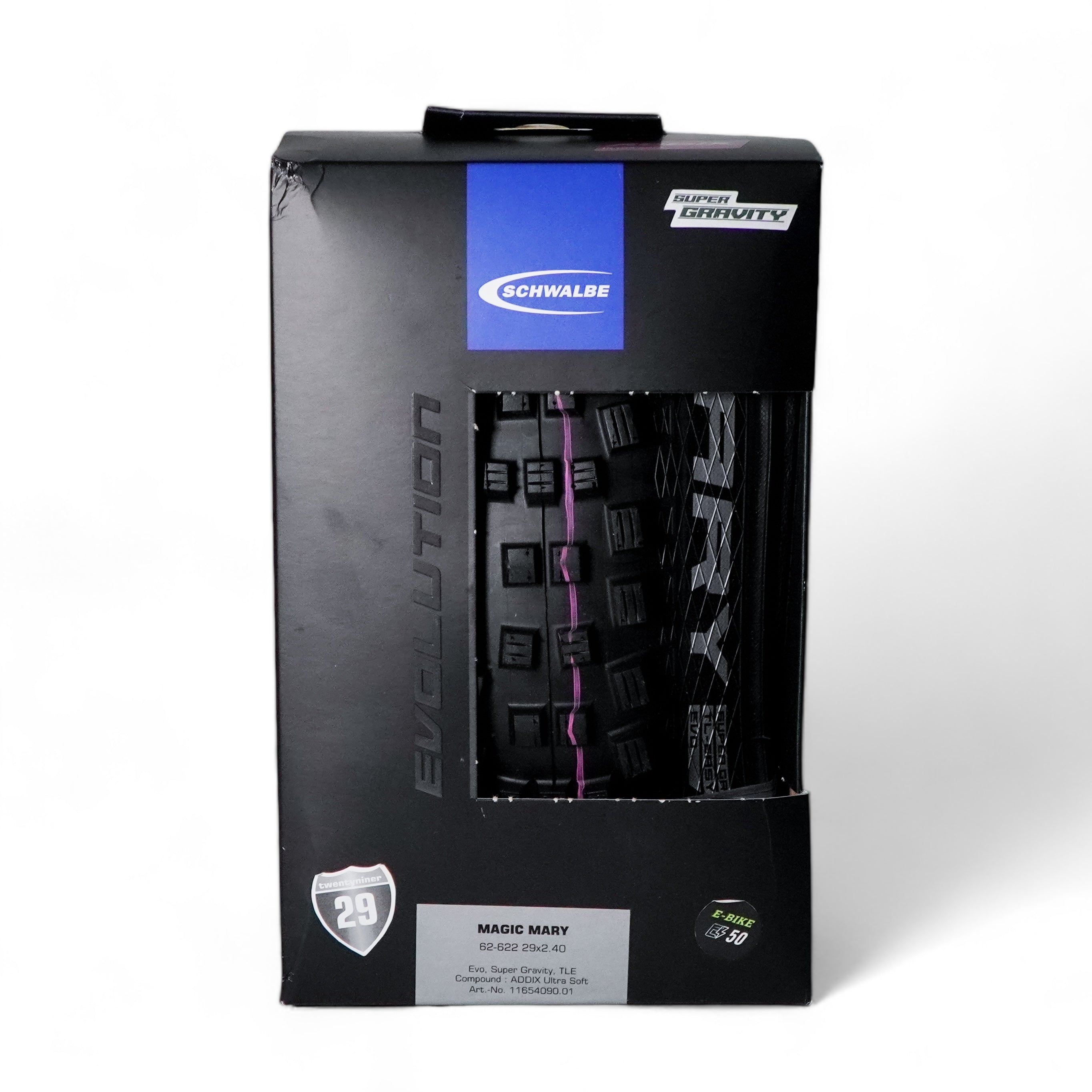 Llanta Schwalbe Magic Mary 29x2.4 Super Gravity Ultra Soft morada