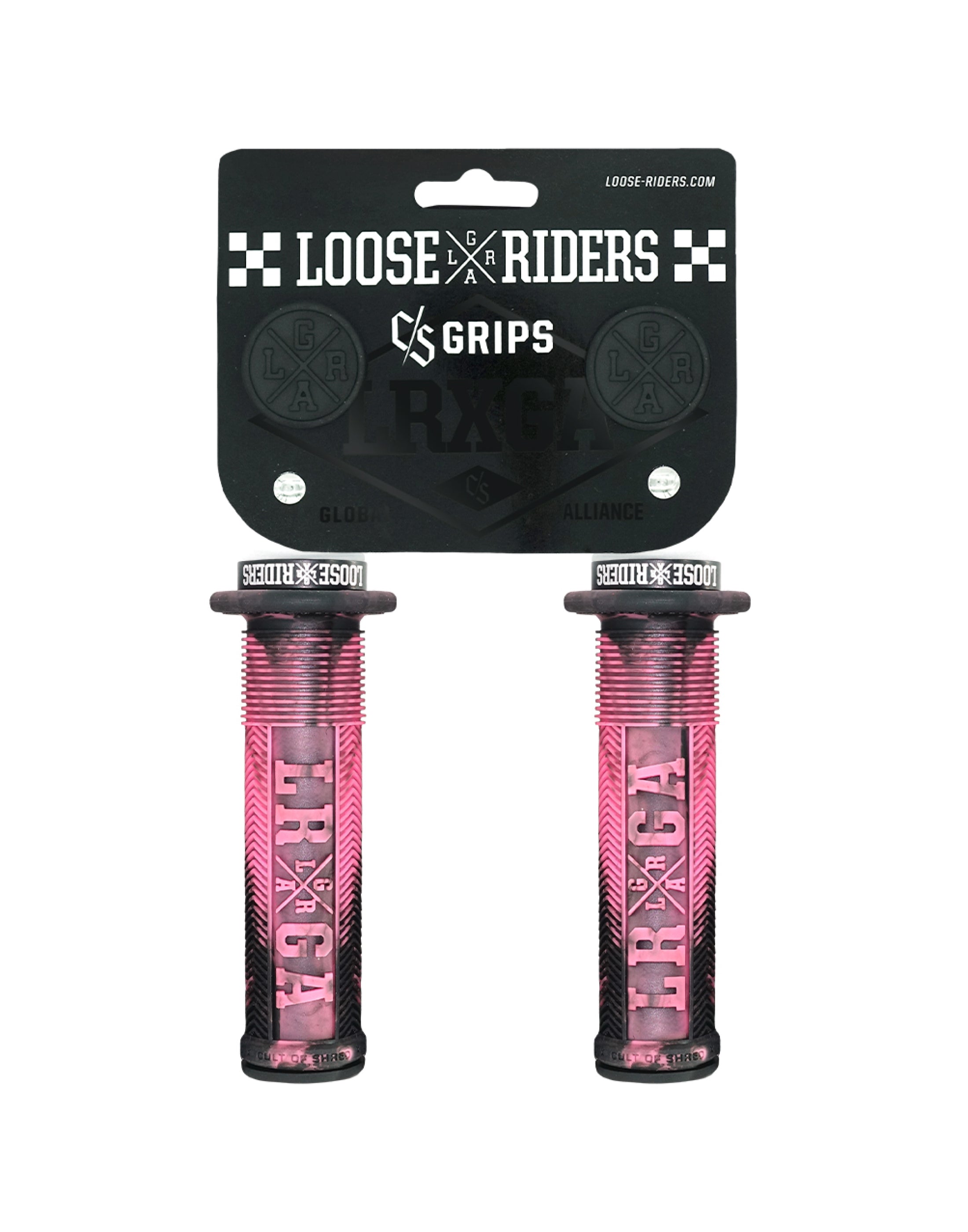 Puños Loose Riders CS Pink & Black
