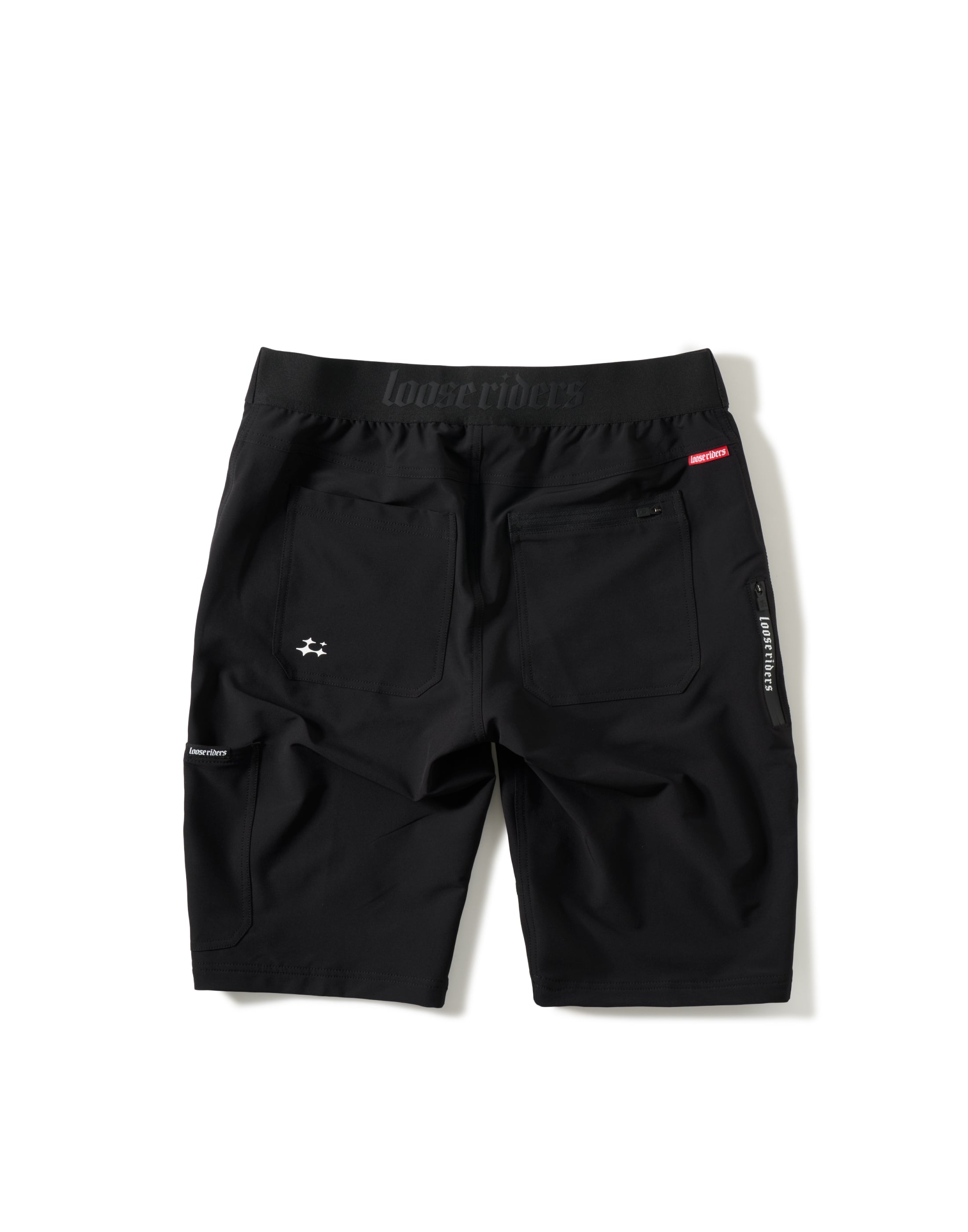 Short Loose Riders Casual Black