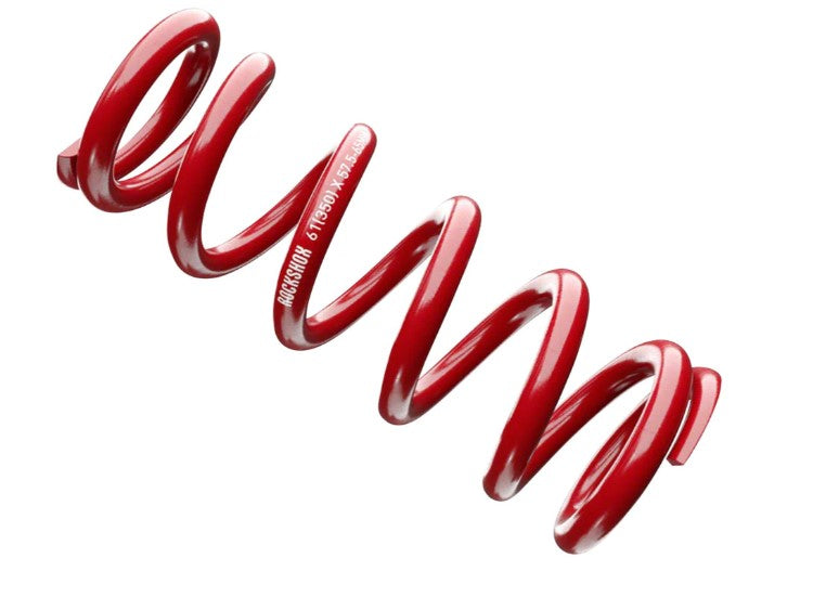 Resorte Helicoidal 67.5-75 mm color rojo para Rockshox (de 350-600Lb)
