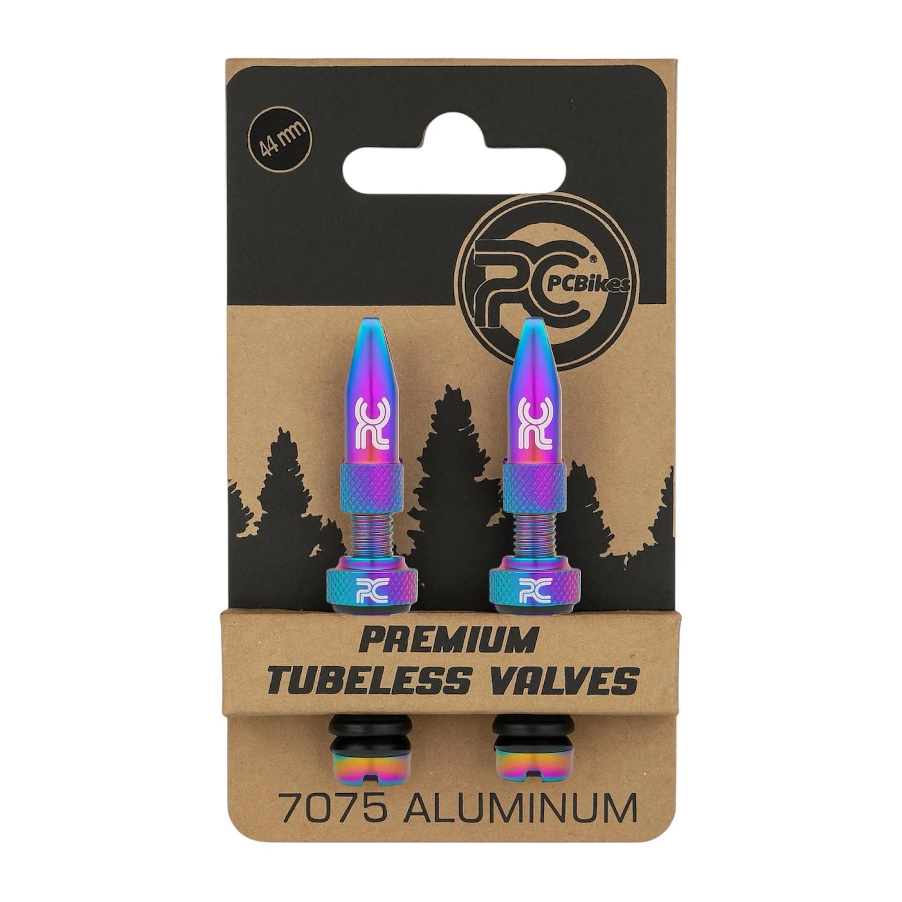 Tapa para Válvula de Aluminio Tubeless PC BIKES