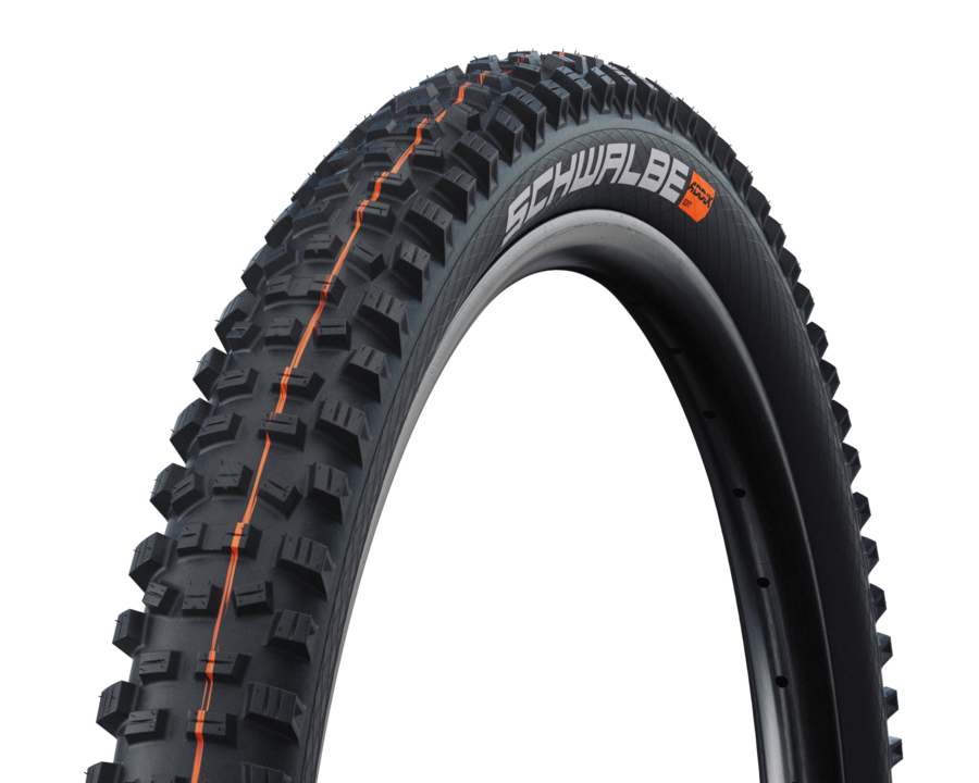 Llanta Schwalbe HANS DAMPF Evolution Super Gravity AddiX Tubeless Easy Negro Doblable
