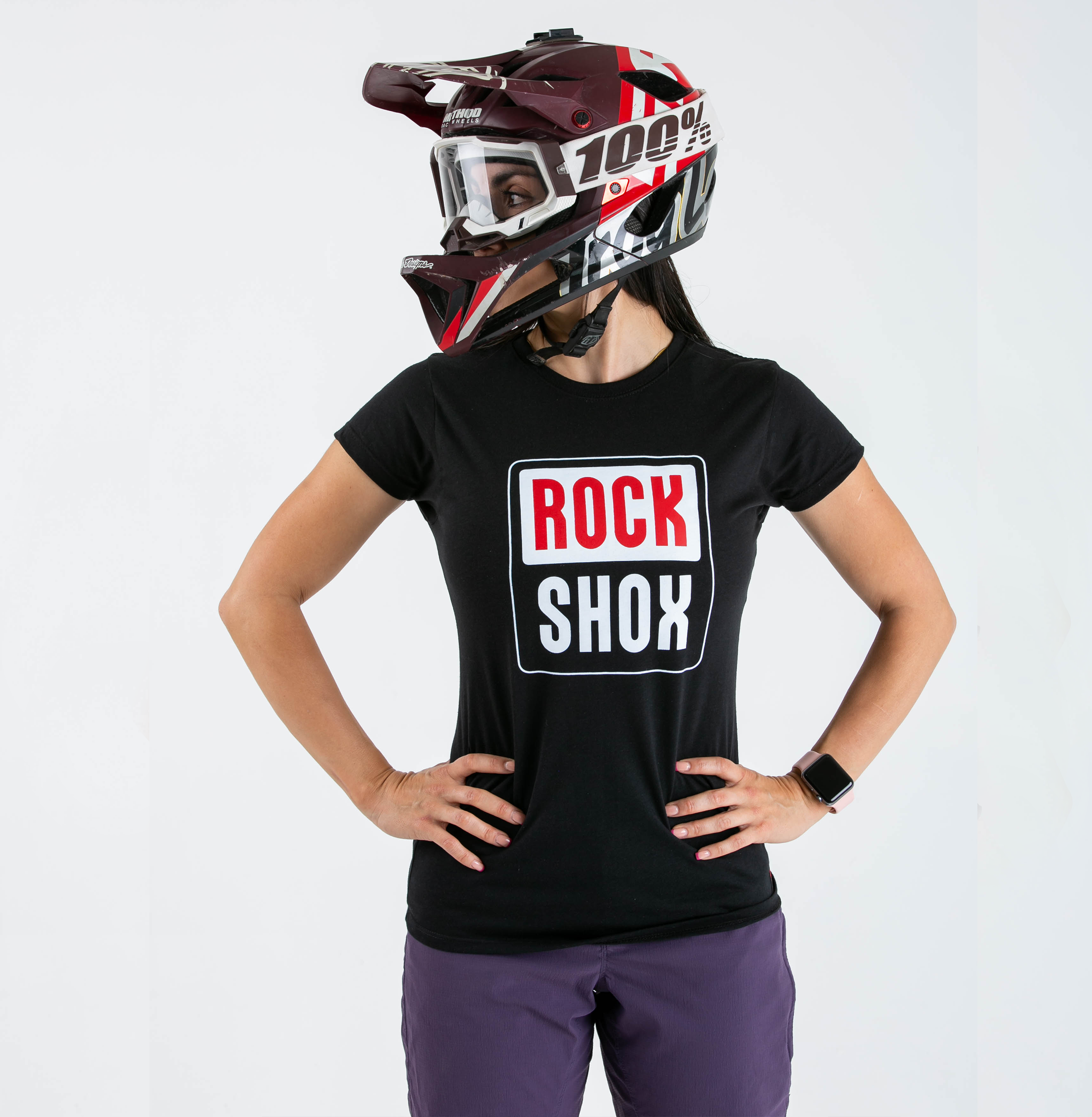 Playera original logo Rockshox Dama