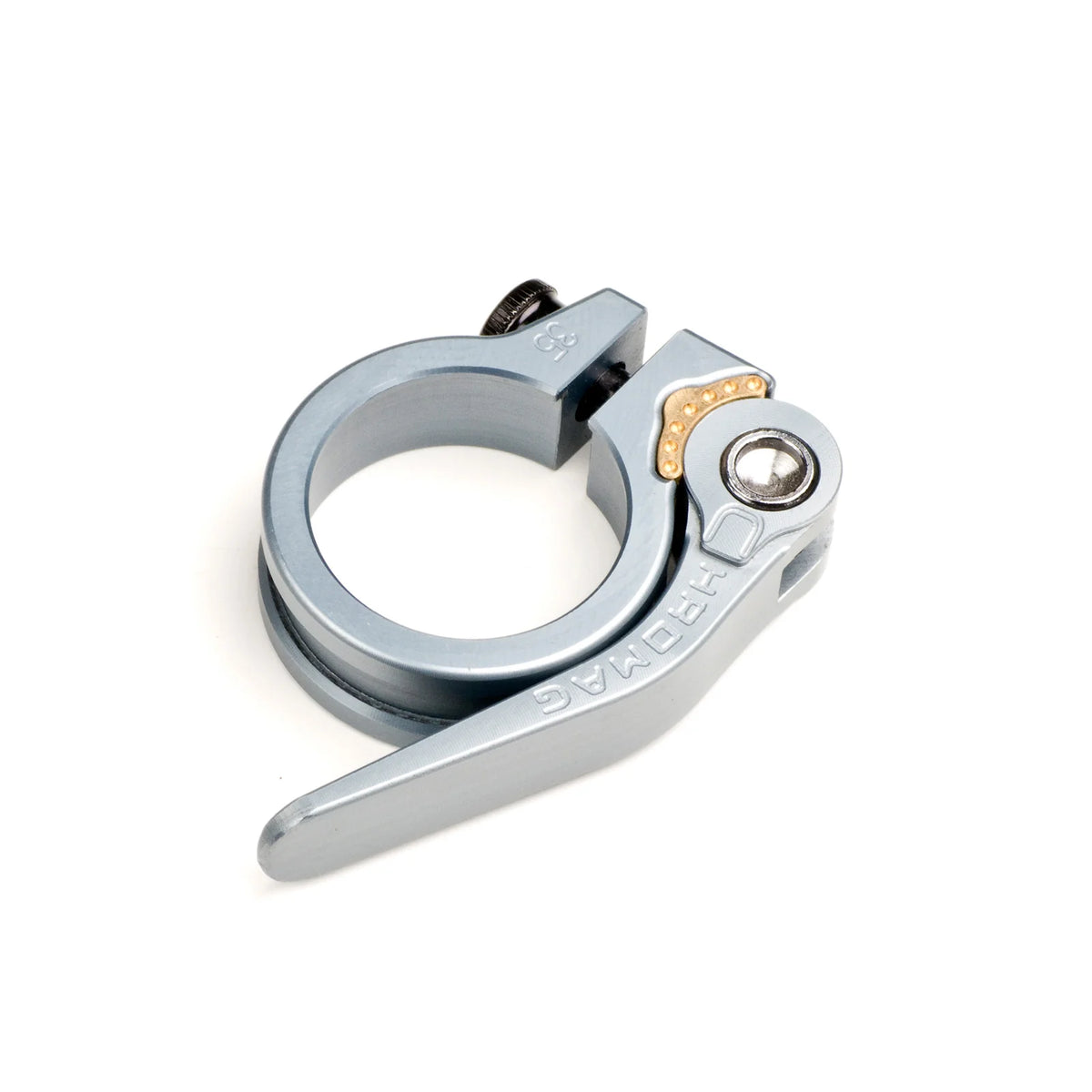 Abrazadera Chromag Código QR Color Plata