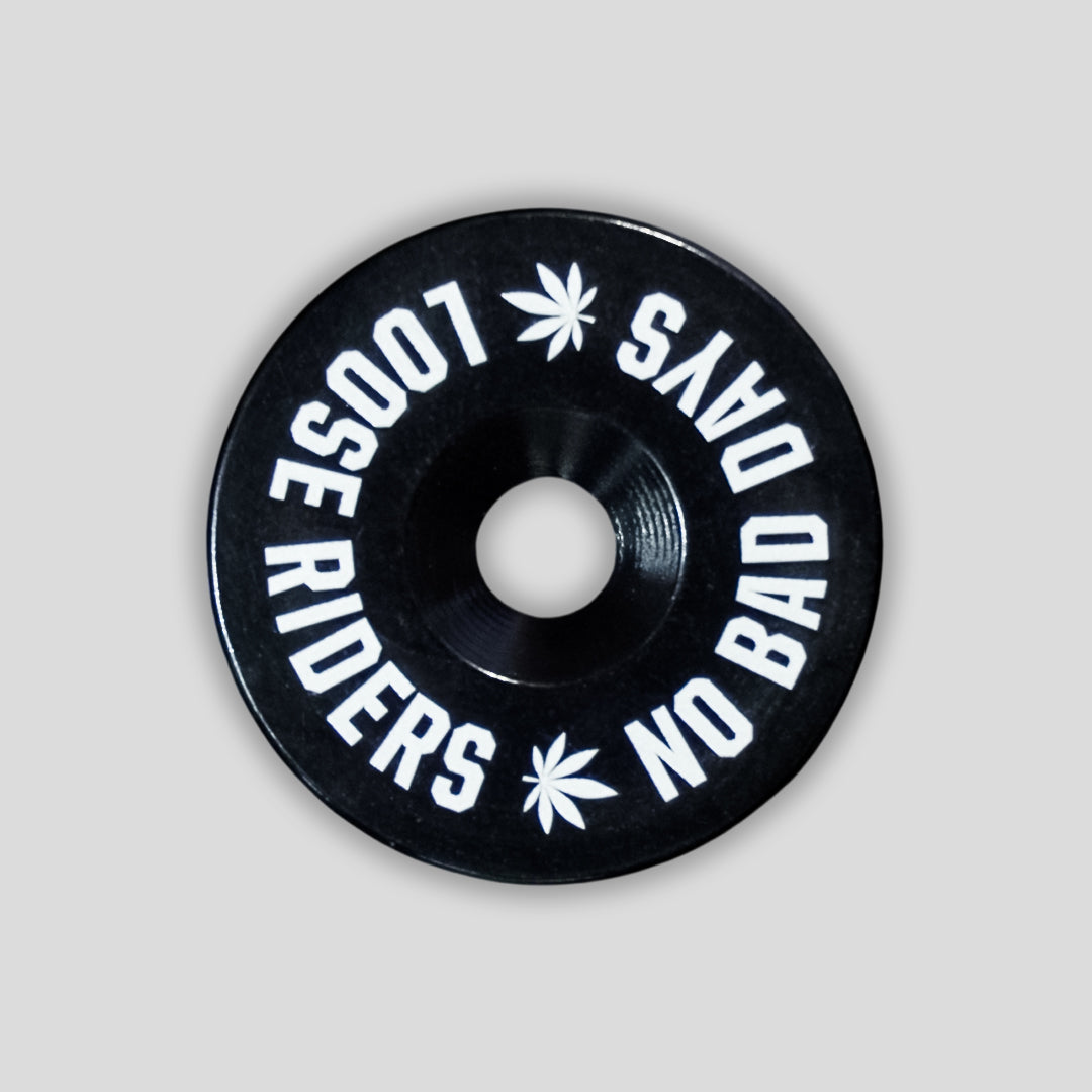 Top Cap Loose Riders No Bad Days Black