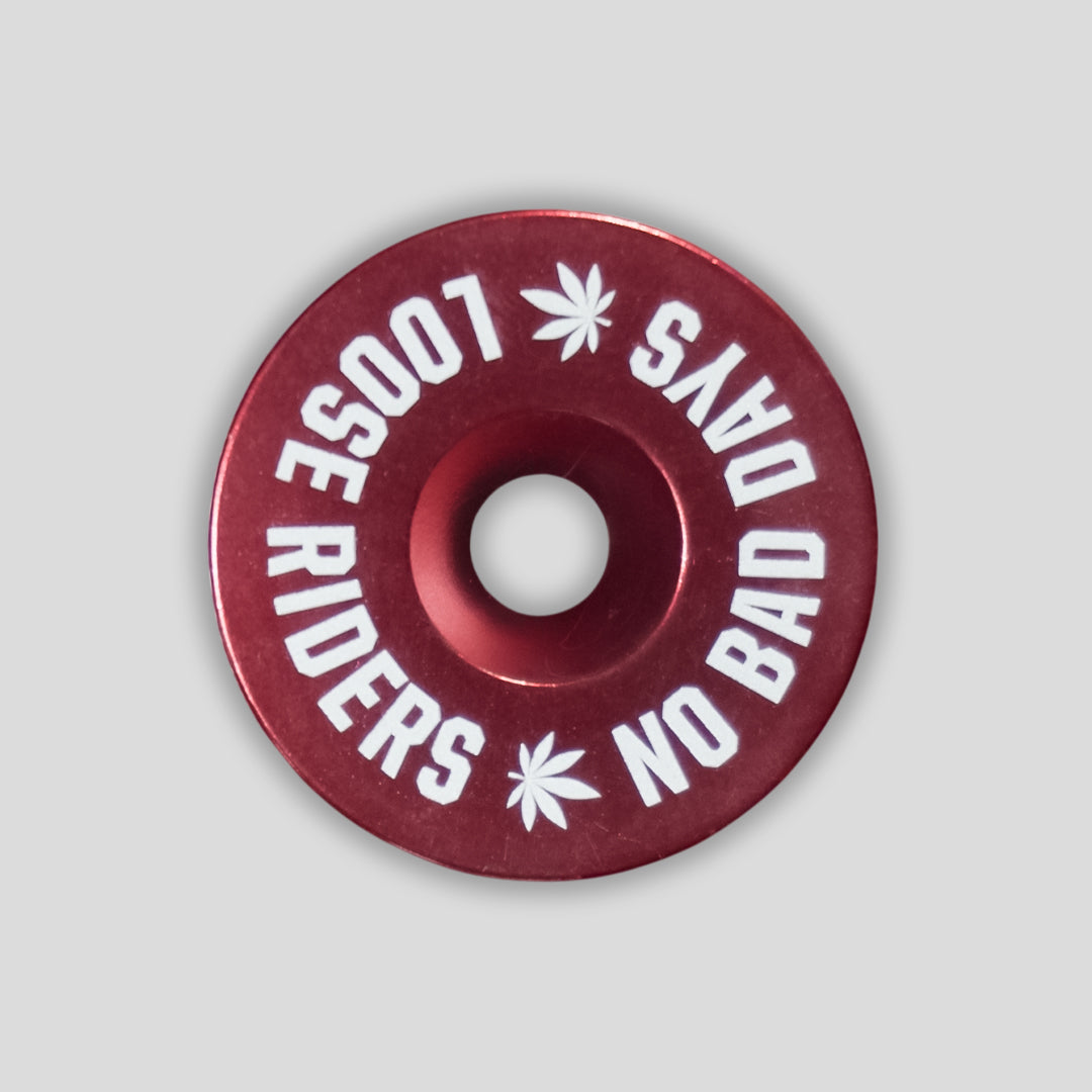 Top Cap Loose Riders No Bad Days Red