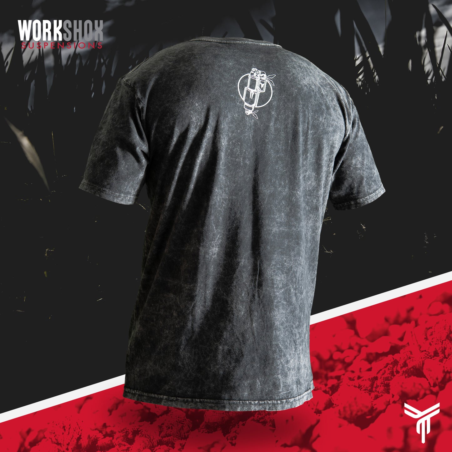 Playera Oficial Workshox Stone Wash
