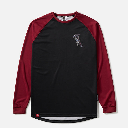 Jersey Loose Riders Manga Larga Mark Partain Black