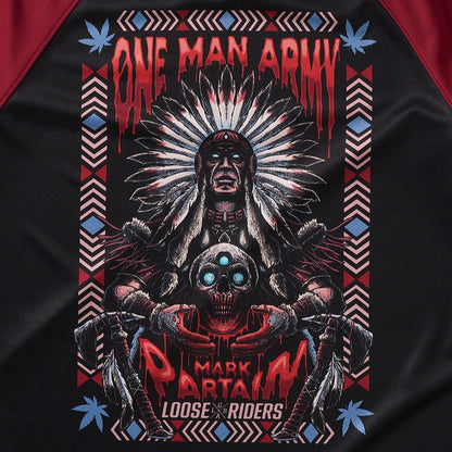 Jersey Loose Riders Manga Larga Mark Partain Black