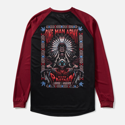 Jersey Loose Riders Manga Larga Mark Partain Black