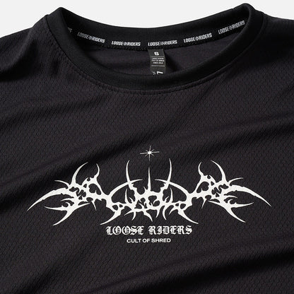 Jersey Loose Riders Manga Larga Tribe Black