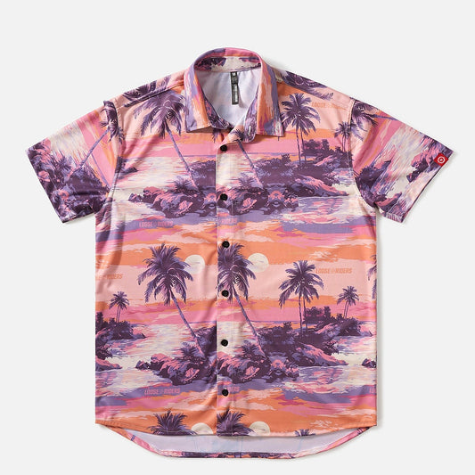 Jersey Party Shirt Loose Riders Sunset Palms