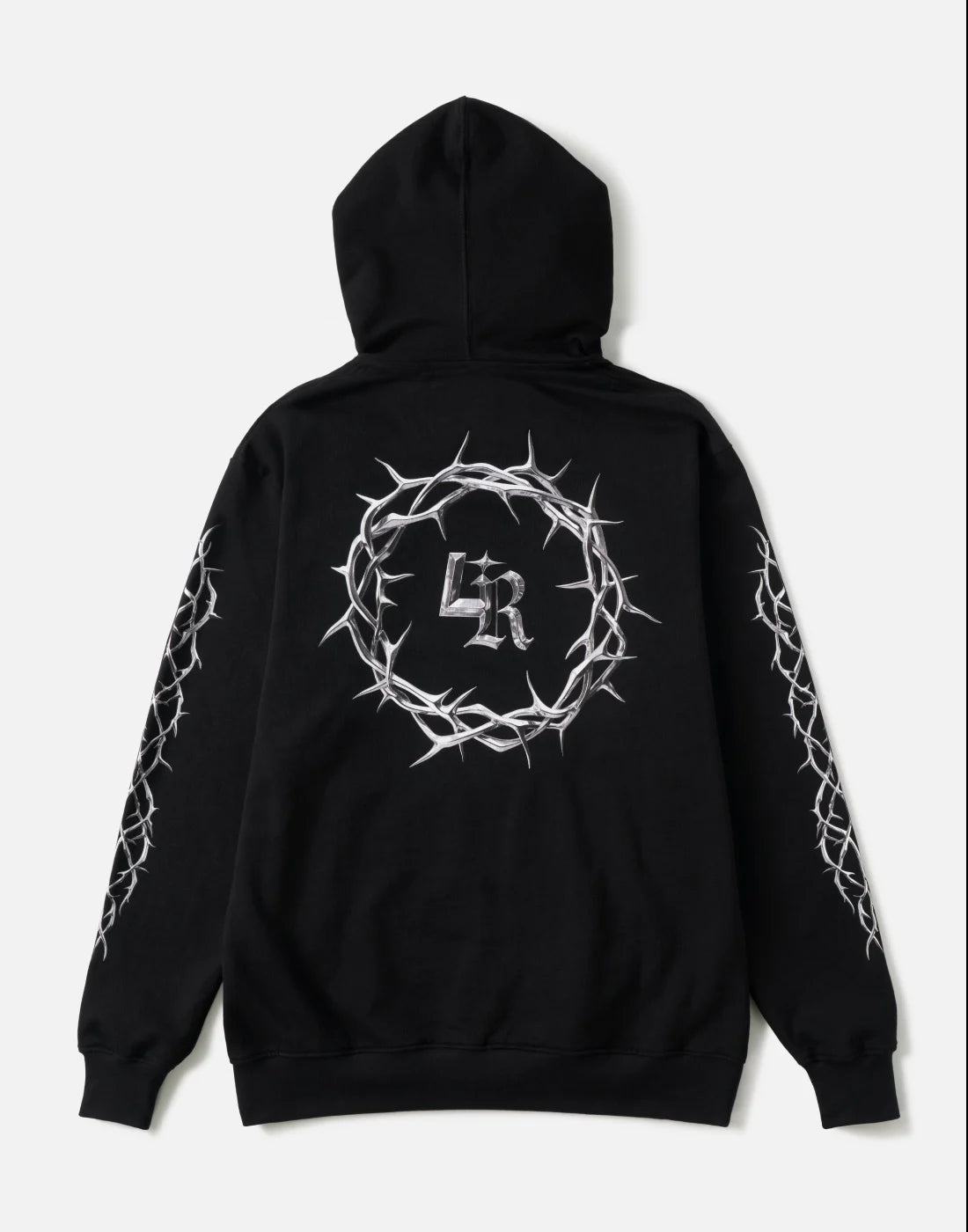 Hoodie Loose Riders Thorns Black