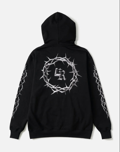 Hoodie Loose Riders Thorns Black
