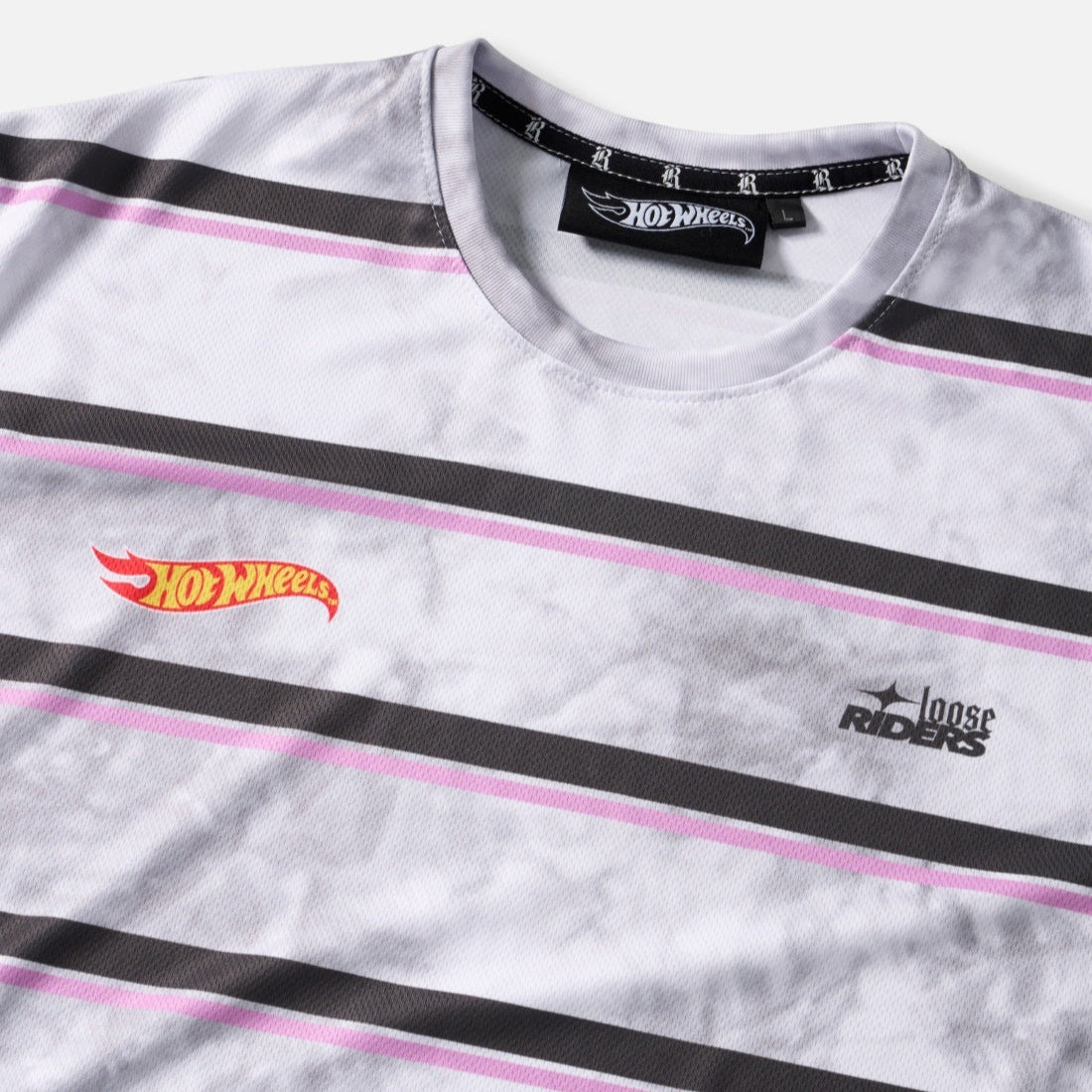 Jersey Loose Riders Hot Wheels SS-Stripe Tie-Dye Light