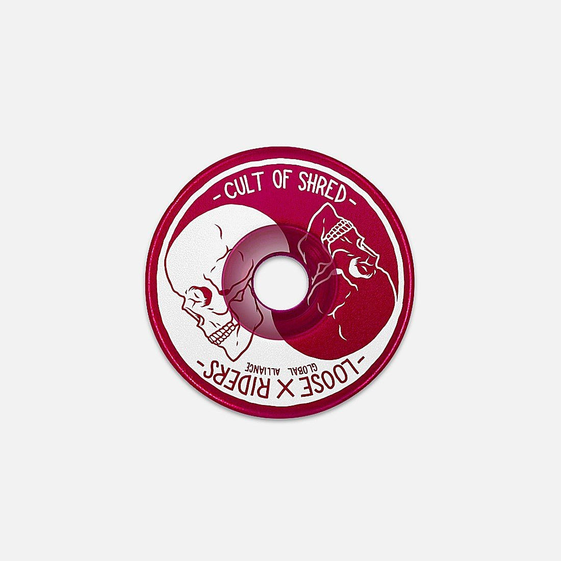 Top Cap Loose Riders Yin Yang Pink