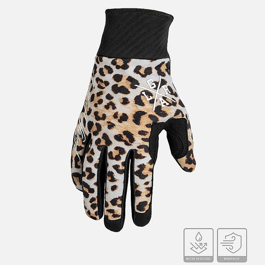Guantes Loose Riders Weatherproof C/S Blacklabel Leopard