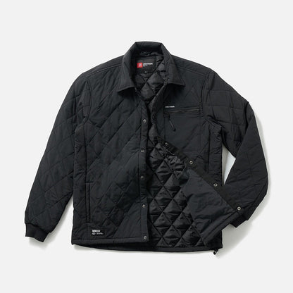 Chaqueta Loose Riders Quilted Shirt Jacket Black