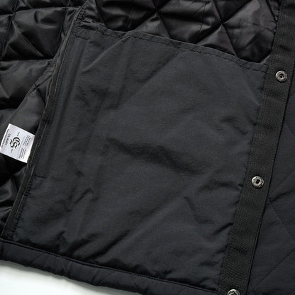 Chaqueta Loose Riders Quilted Shirt Jacket Black