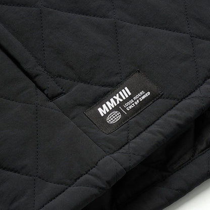 Chaqueta Loose Riders Quilted Shirt Jacket Black
