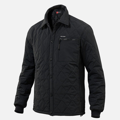 Chaqueta Loose Riders Quilted Shirt Jacket Black