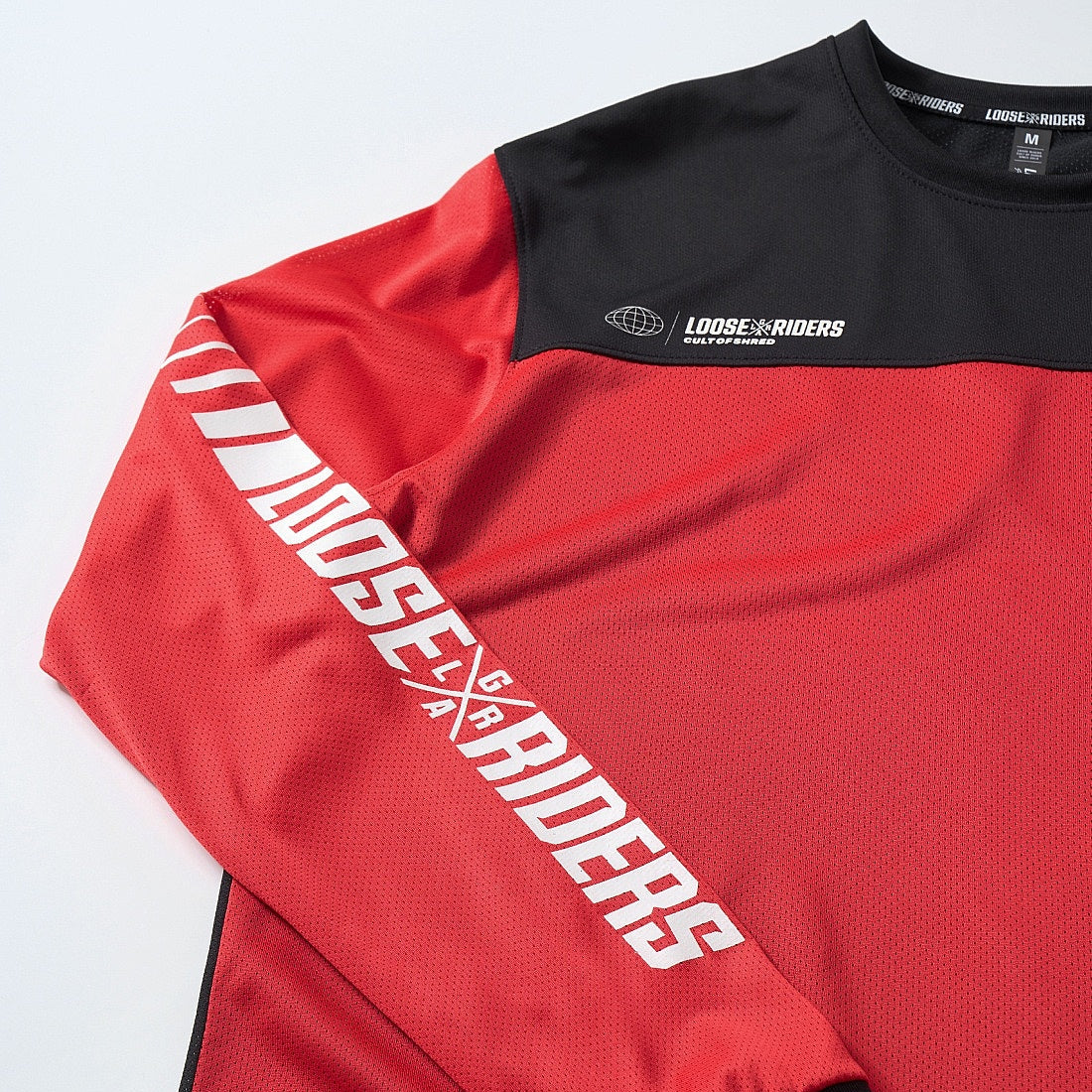 Jersey Manga Larga Loose Riders Sender Red