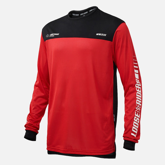 Jersey Manga Larga Loose Riders Sender Red