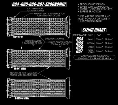 Puños Revgrips Pro Series Ergonomic RG6