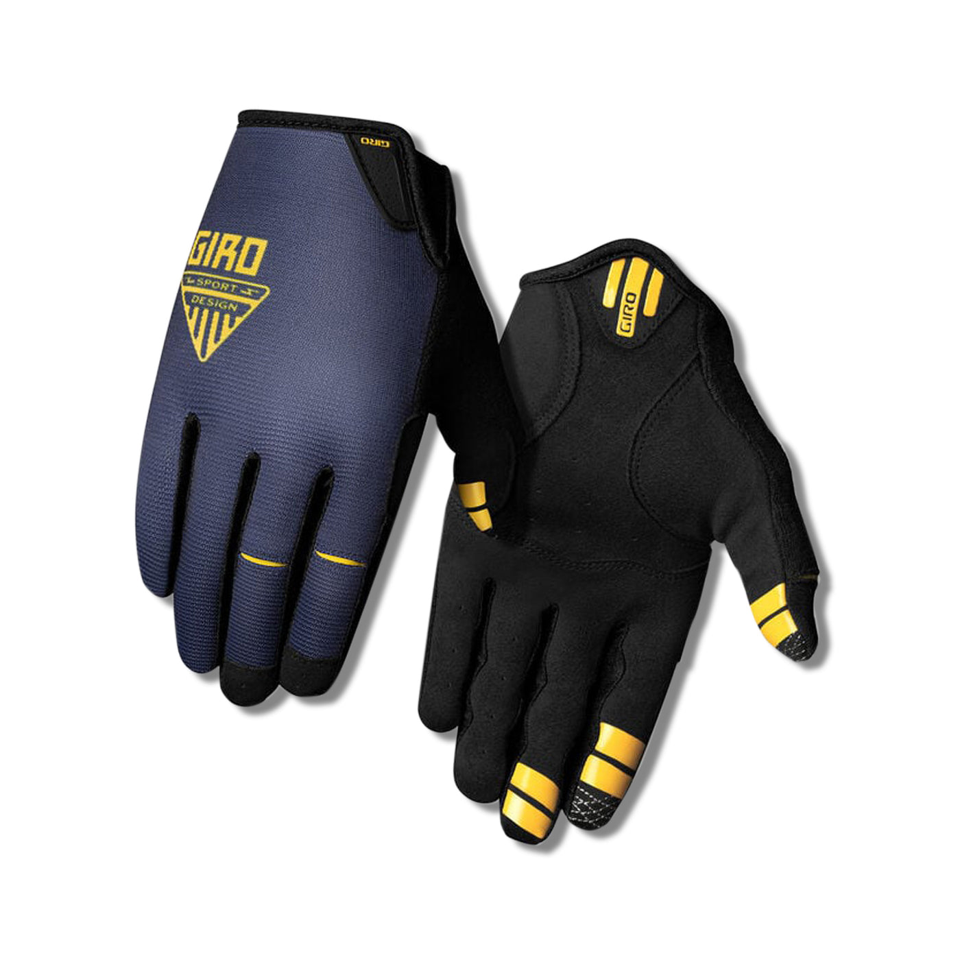 Guantes Giro MTB DND Azul Marino/Amarillo