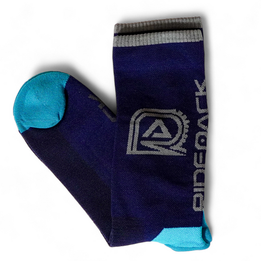 Calcetas Ridepack Logo Clásico Azul (2x1)