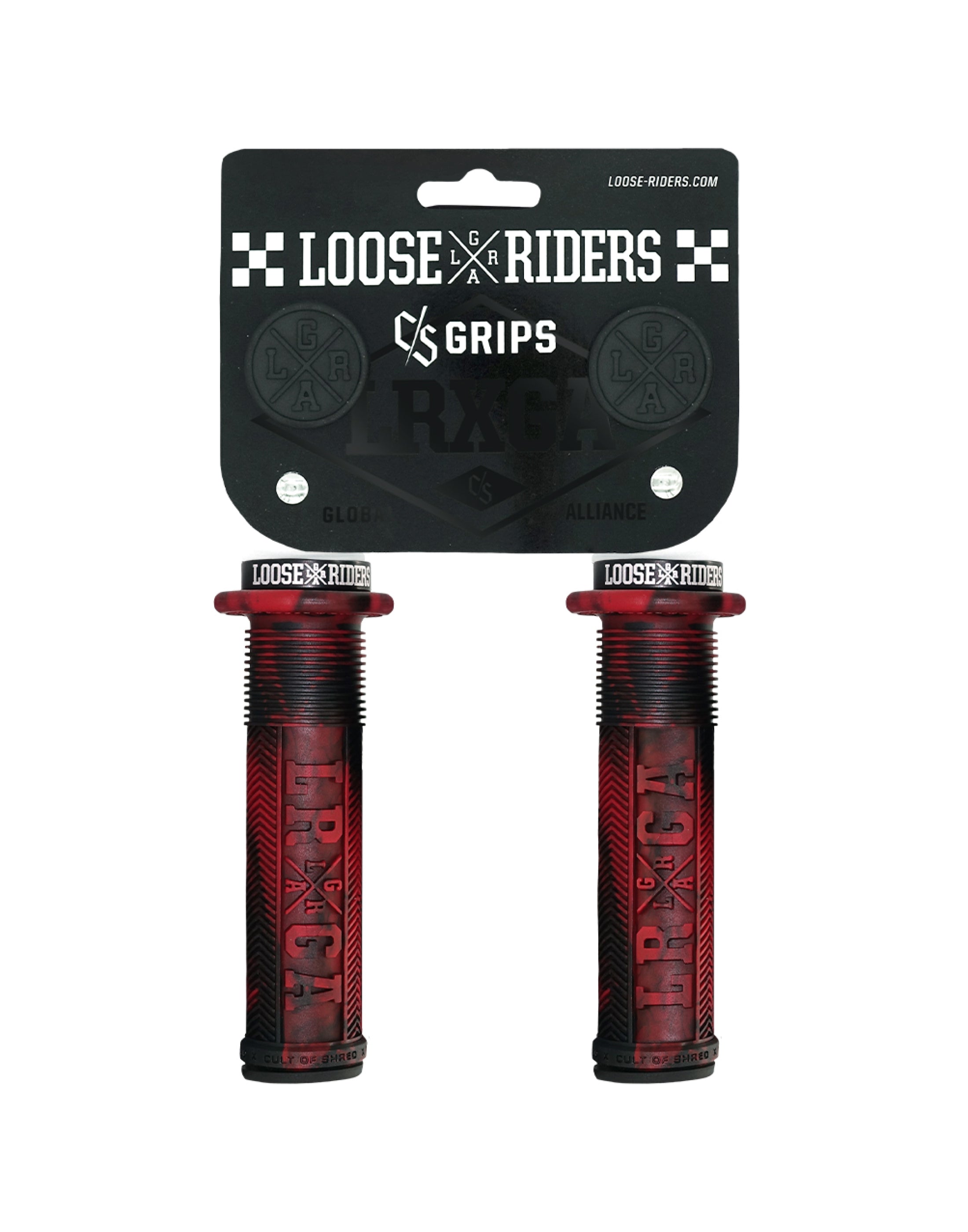 Puños Loose Riders CS Red & Black