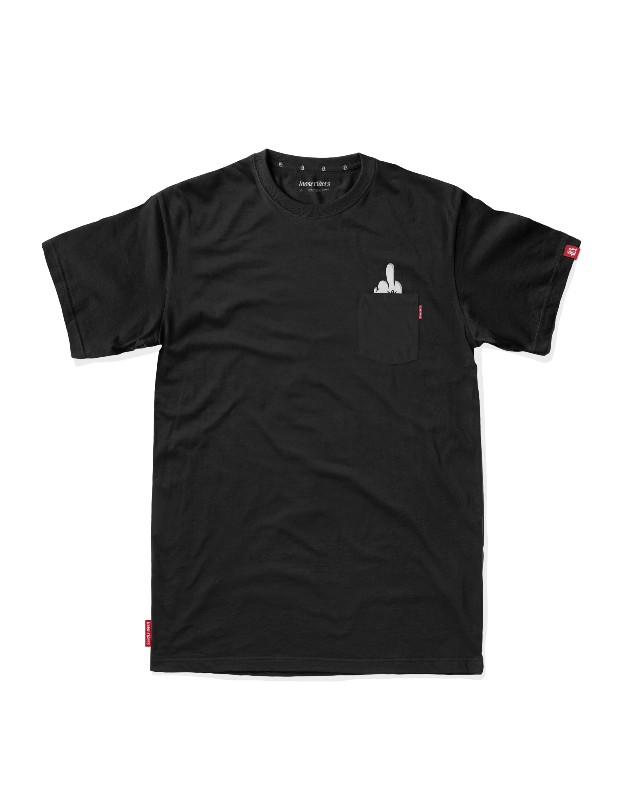 Jersey Tech Tee Loose Riders F.U. Black