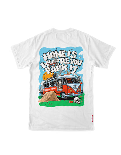 Jersey Tech Tee Loose Riders Van Park White