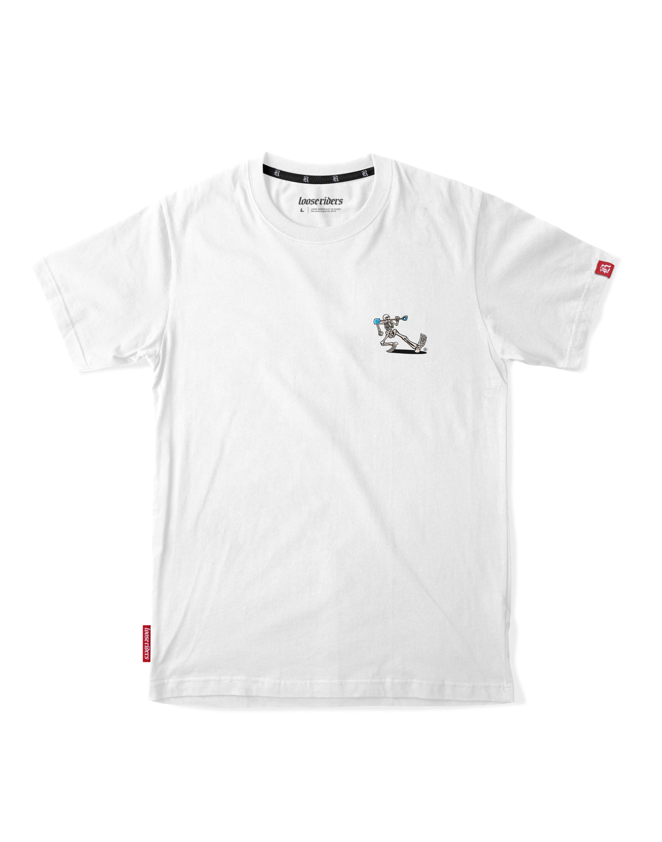 Jersey Tech Tee Loose Riders Van Park White