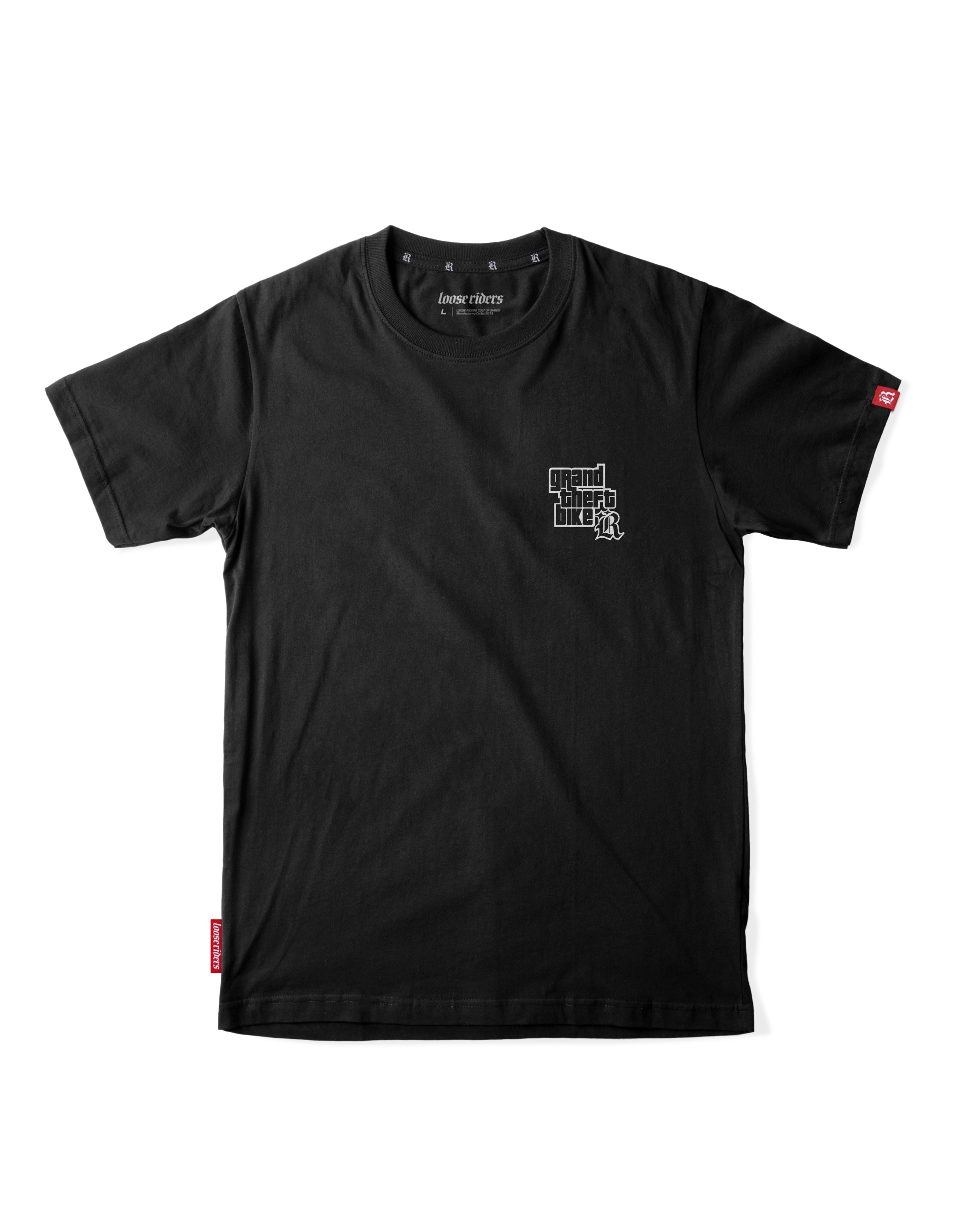 Jersey Tech Tee Loose Riders Grand Theft Bike Black