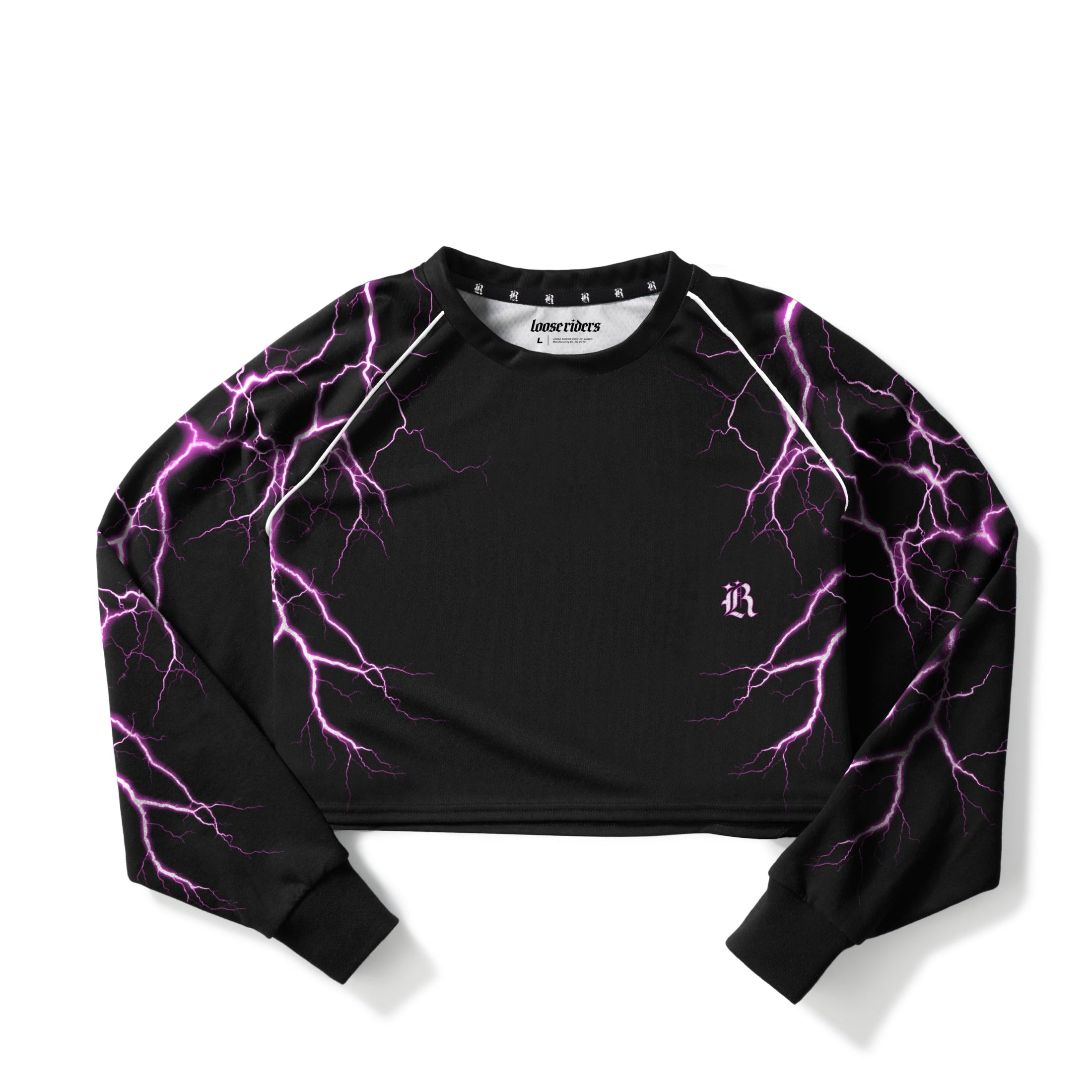 Jersey Top Loose Riders Manga Larga Electric (Dama)
