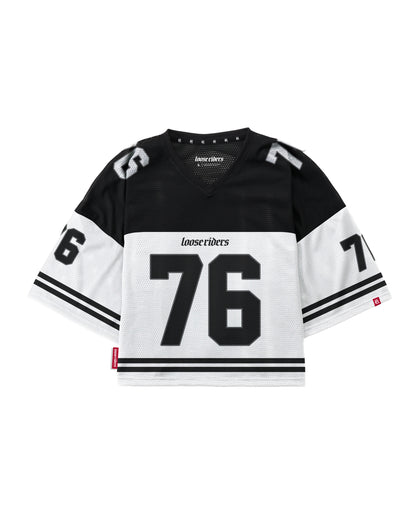Jersey Top Loose Riders Manga Corta 76 White (Dama)